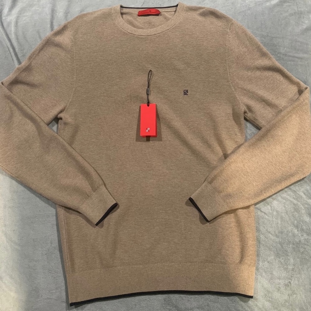 Carolina Herrera Knit Beige Sweater
